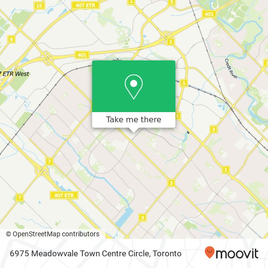 6975 Meadowvale Town Centre Circle plan