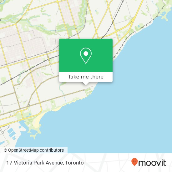 17 Victoria Park Avenue map