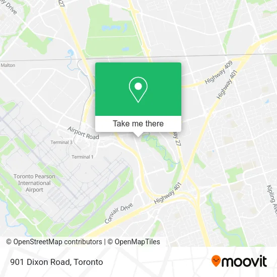 901 Dixon Road map