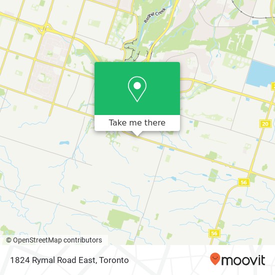 1824 Rymal Road East map