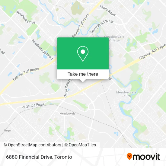 6880 Financial Drive map
