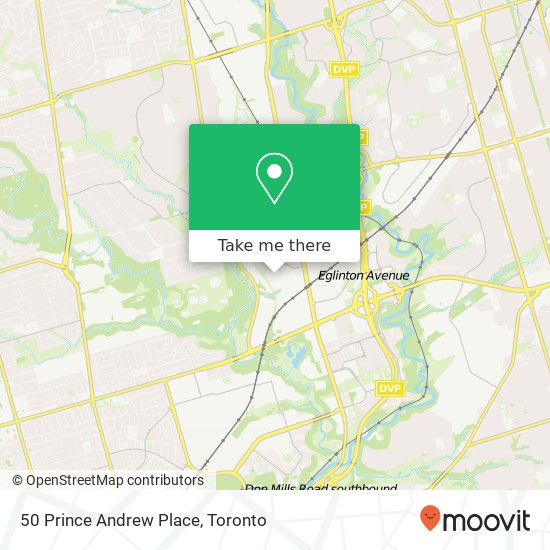 50 Prince Andrew Place map