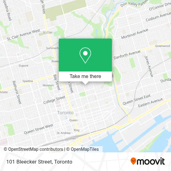 101 Bleecker Street map