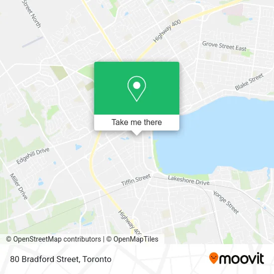 80 Bradford Street map