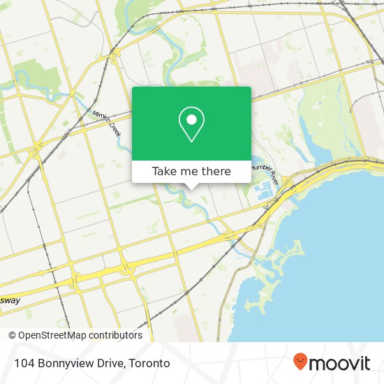 104 Bonnyview Drive map