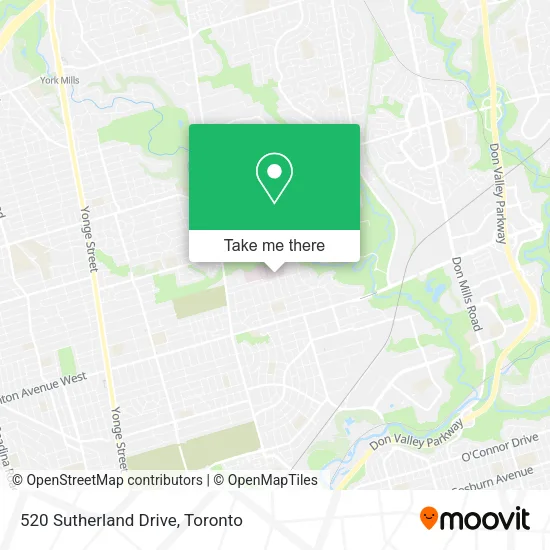 520 Sutherland Drive map