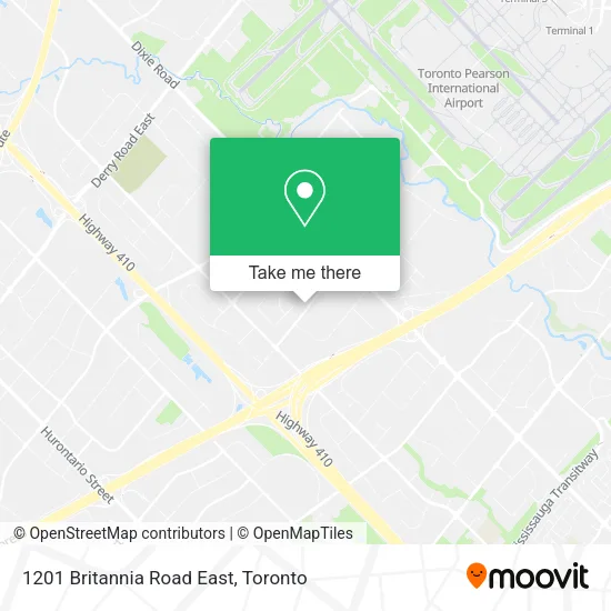 1201 Britannia Road East map