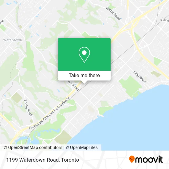 1199 Waterdown Road map