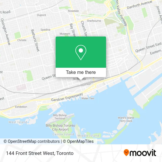 144 Front Street West map