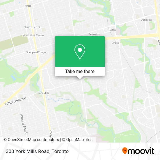 300 York Mills Road map
