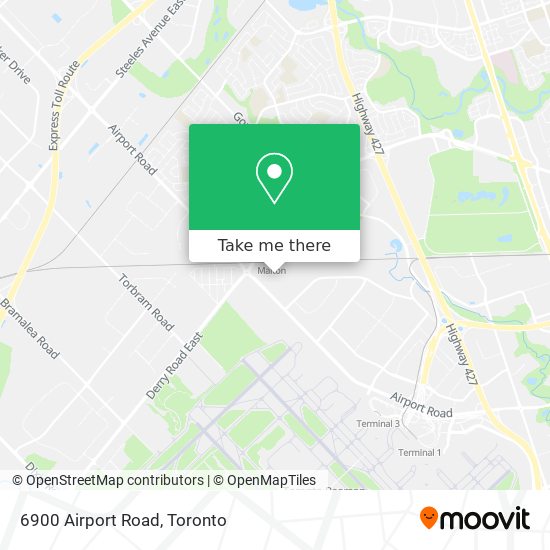 6900 Airport Road map