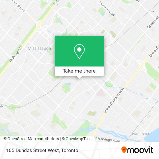 165 Dundas Street West map