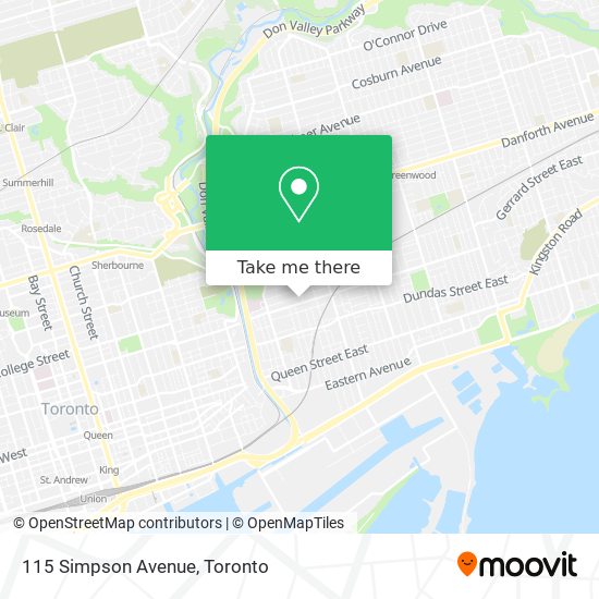 115 Simpson Avenue map