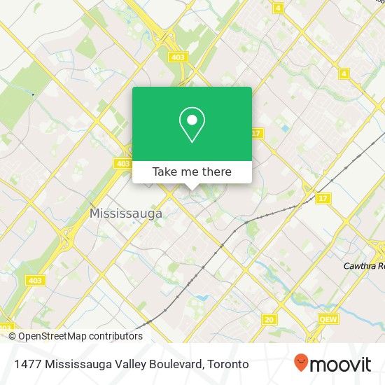 1477 Mississauga Valley Boulevard plan