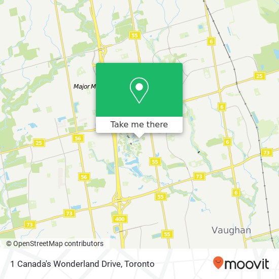 1 Canada's Wonderland Drive plan