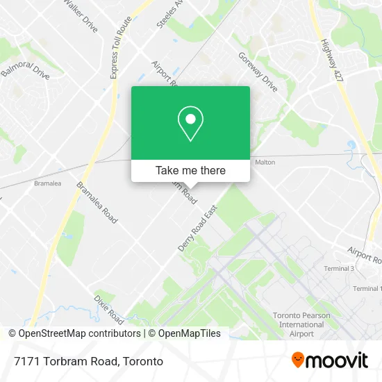 7171 Torbram Road map
