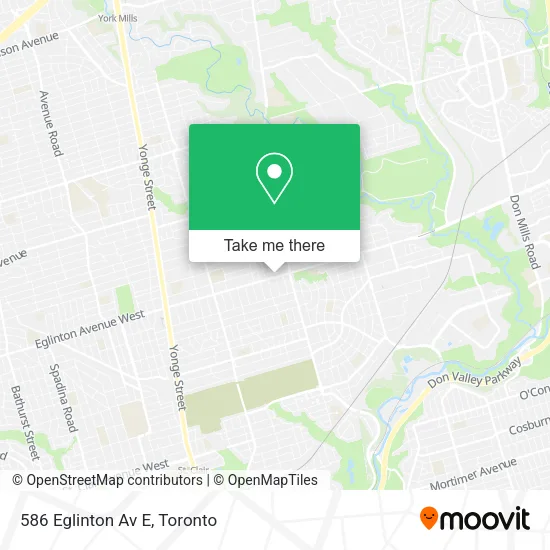 586 Eglinton Av E map