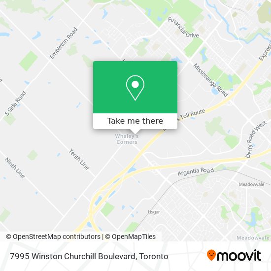 7995 Winston Churchill Boulevard map
