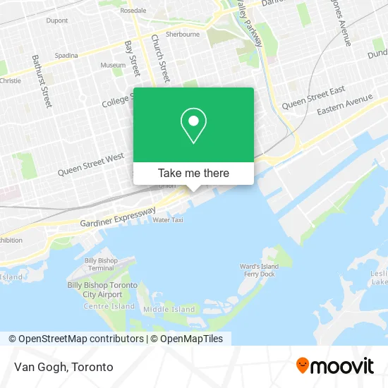 Van Gogh map