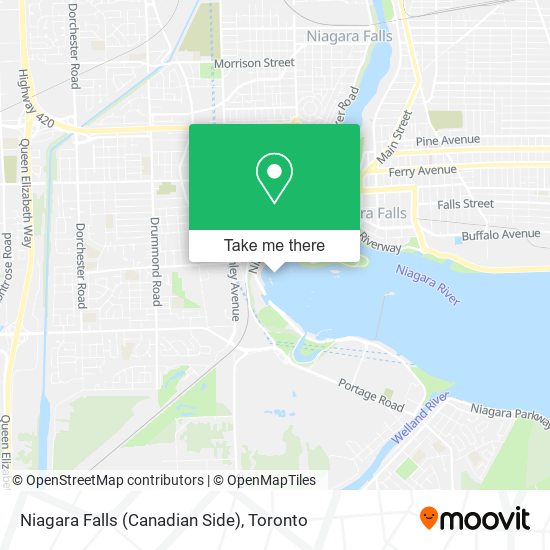 Niagara Falls (Canadian Side) map