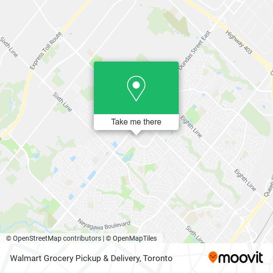 Walmart Grocery Pickup & Delivery map