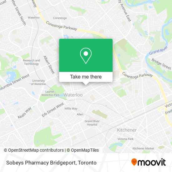 Sobeys Pharmacy Bridgeport map