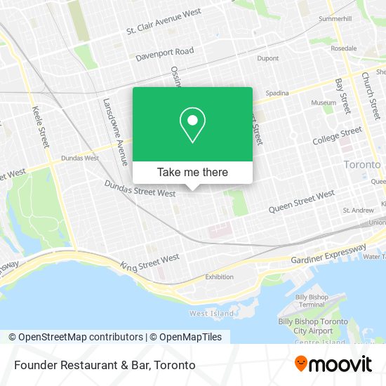 Founder Restaurant & Bar map