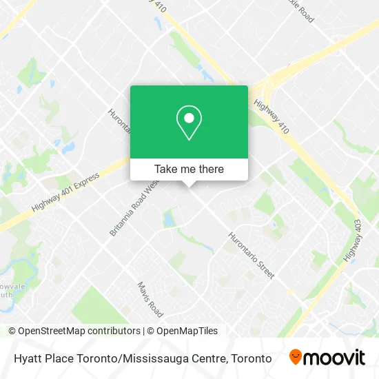 Hyatt Place Toronto / Mississauga Centre map