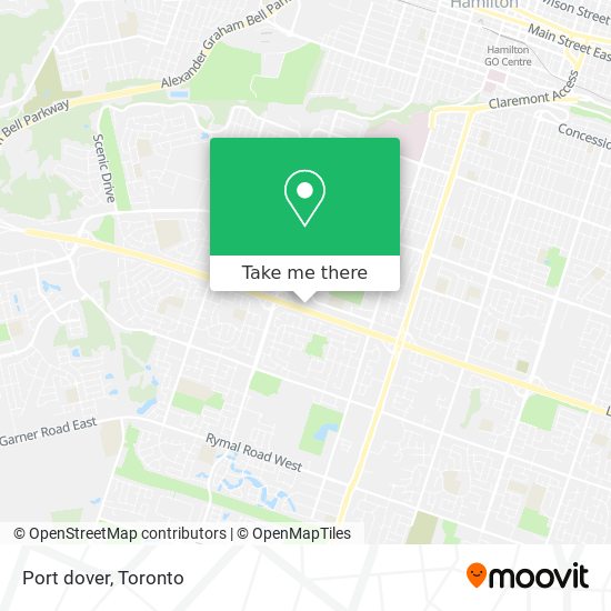 Port dover map