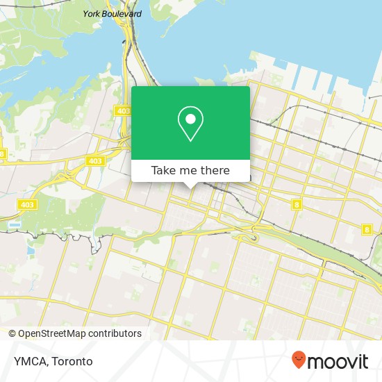 YMCA map