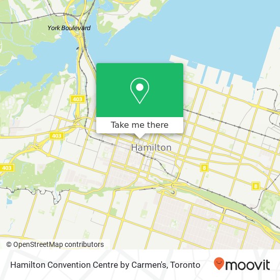 Hamilton Convention Centre by Carmen's map