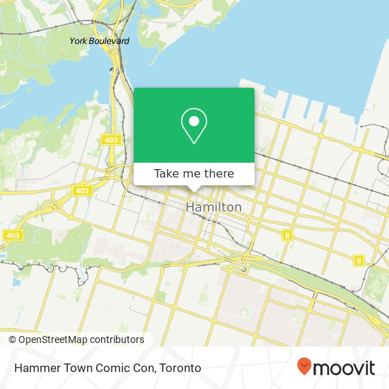 Hammer Town Comic Con map