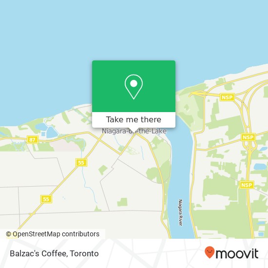 Balzac's Coffee map