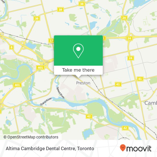 Altima Cambridge Dental Centre plan