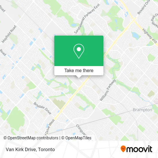 Van Kirk Drive map
