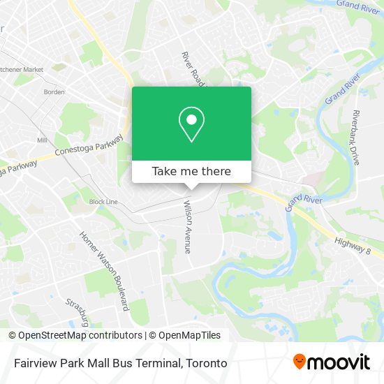 Fairview Park Mall Bus Terminal map