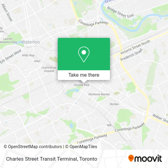 Charles Street Transit Terminal map
