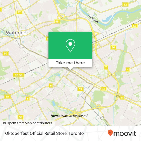Oktoberfest Official Retail Store map