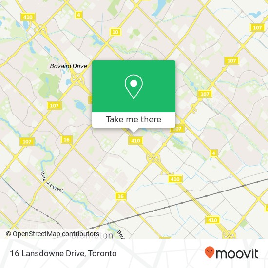 16 Lansdowne Drive map