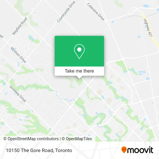 10150 The Gore Road map