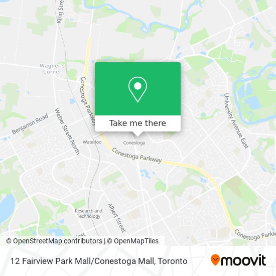 12 Fairview Park Mall / Conestoga Mall map