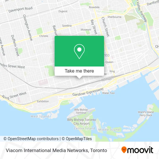 Viacom International Media Networks map
