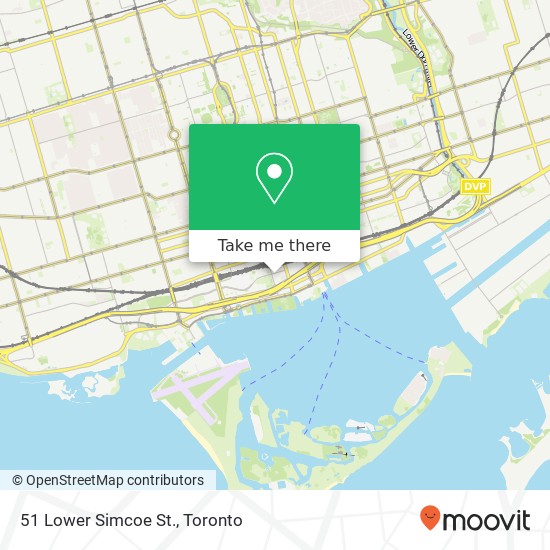 51 Lower Simcoe St. map