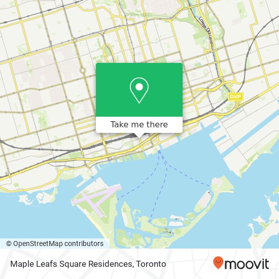 Maple Leafs Square Residences map