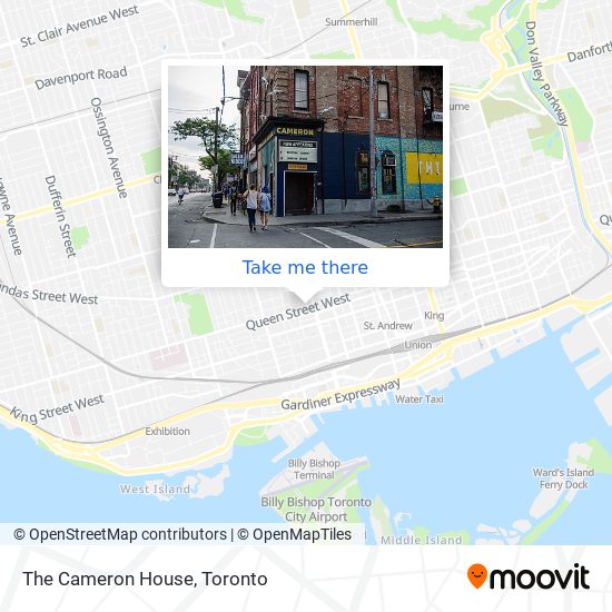 The Cameron House map