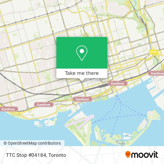 TTC Stop #04184 map