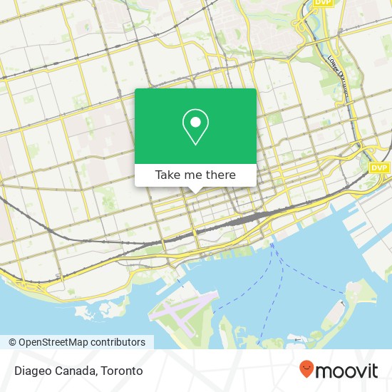 Diageo Canada map