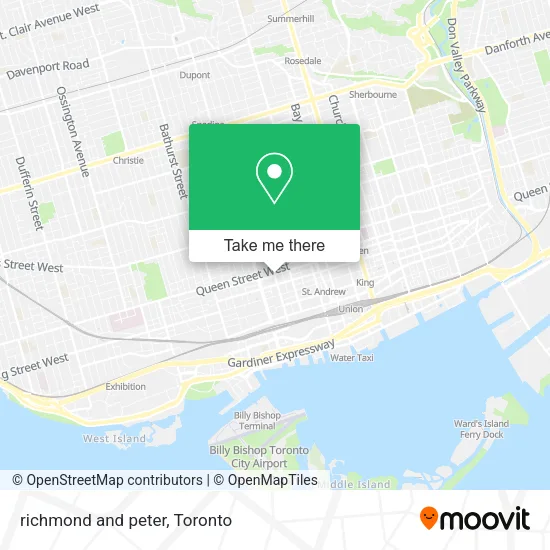 richmond and peter map