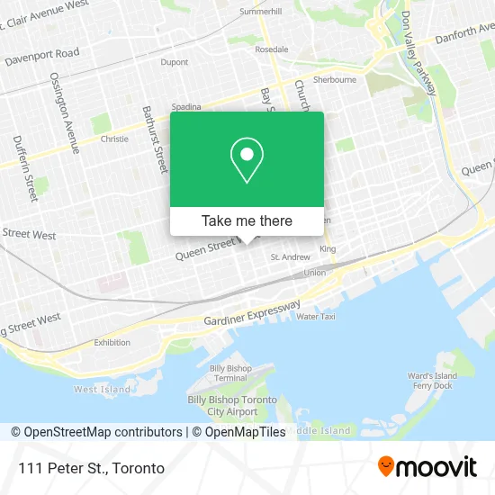 111 Peter St. map