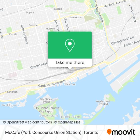 McCafe (York Concourse Union Station) map